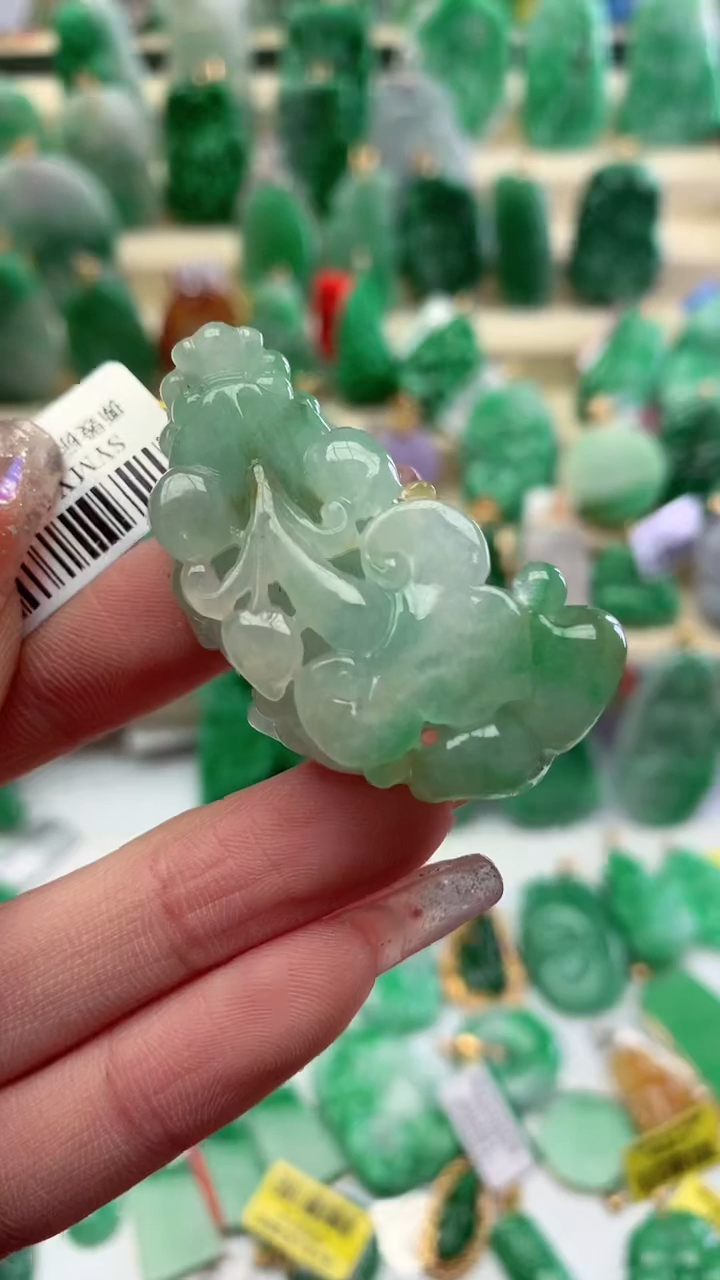 【闪购商品】翡翠颈饰未镶嵌挂件