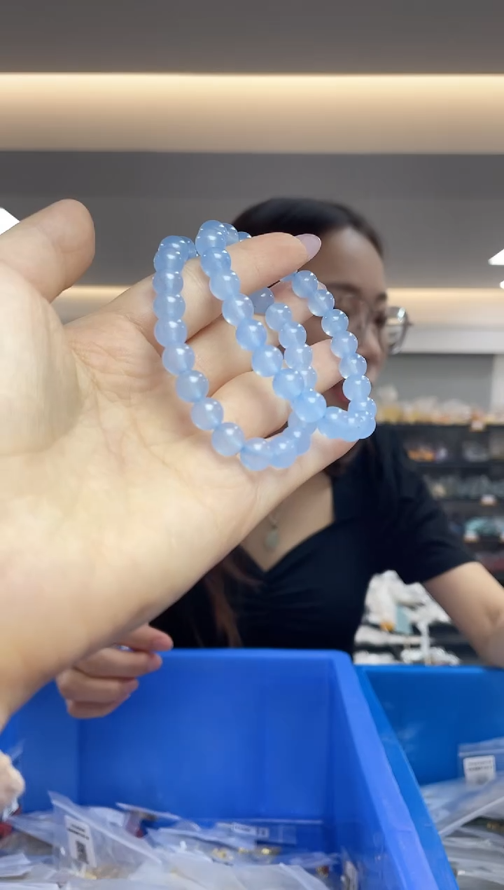 海蓝宝石手串未镶嵌（多样性发一件）