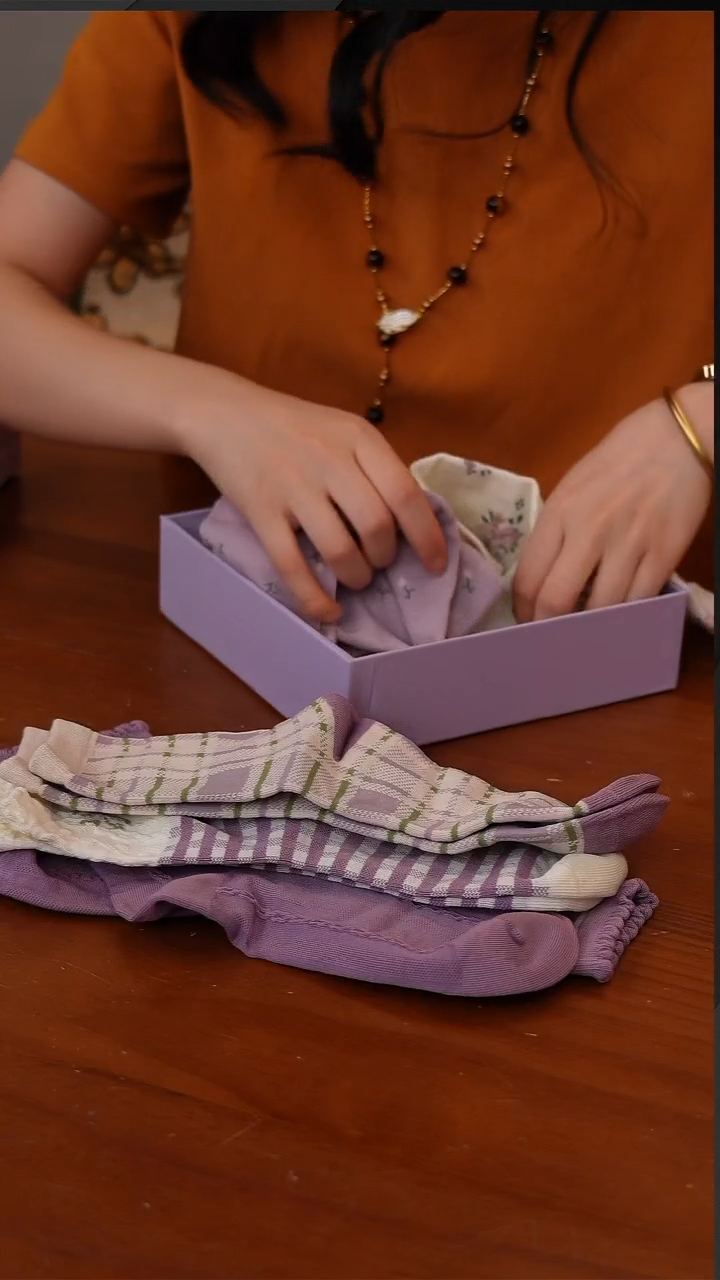 陶11-小萌兔6双装中筒女袜礼盒