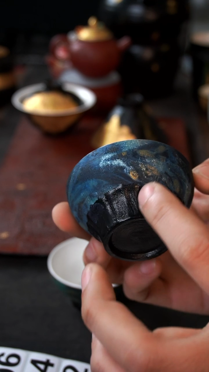 【闪购商品】其他691大漆杯小康茶器