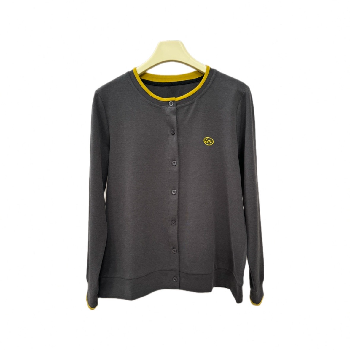 【荟瀛优选-吉秀】25春季新款休闲通勤时尚百搭拼色圆领T恤920