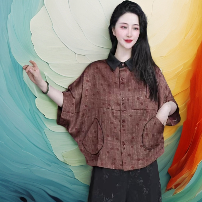 夏季百搭时尚潮流休闲气质显瘦轻奢女款衬衫1218