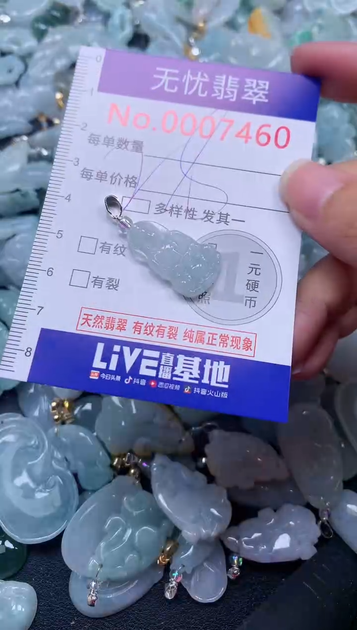 颈饰未镶嵌翡翠746