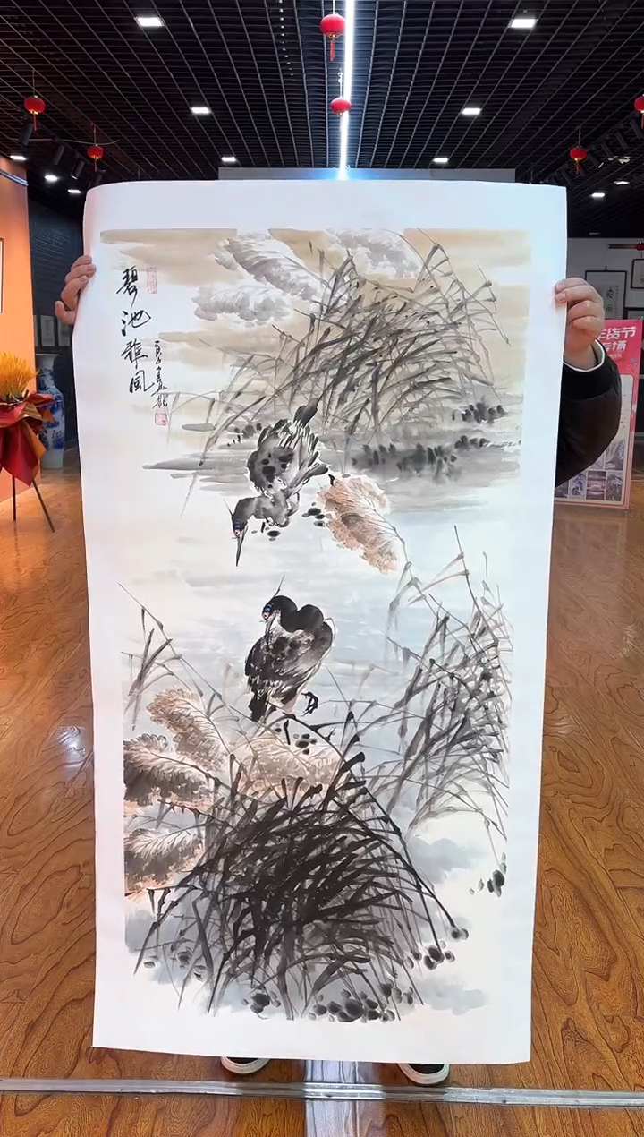 【闪购商品】国画周建真老师绘画作品7-38