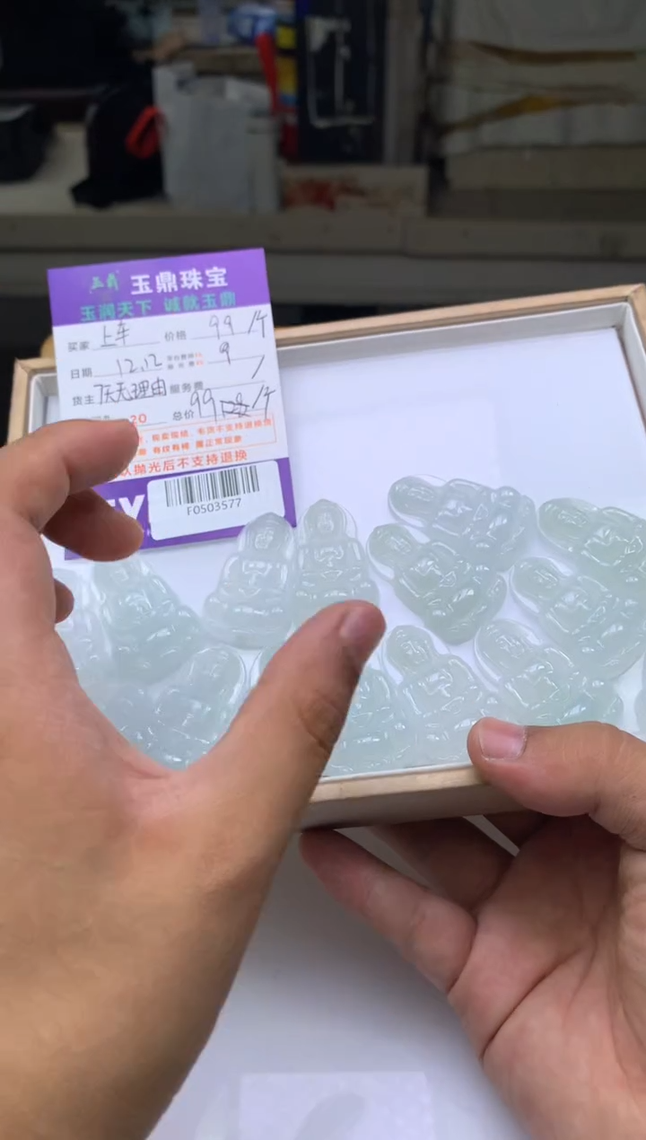 吊坠(不含链)未镶嵌翡翠  多样性发其一 - F0503577