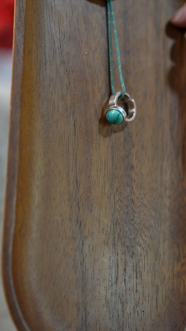 未镶嵌戒指定制绿松石t*m不退不换(不含绳)YXH-044