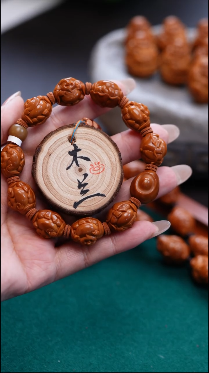 手串/手链橄榄核阳*哥橄榄雕