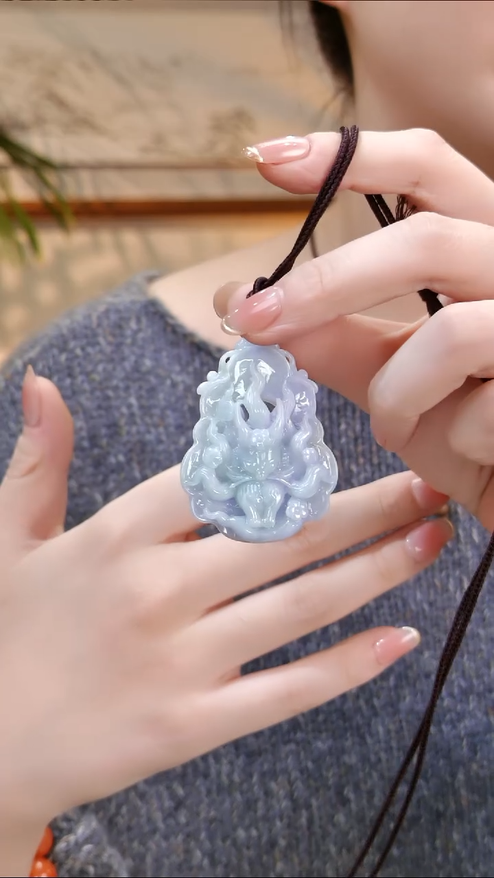 颈饰未镶嵌翡翠国风