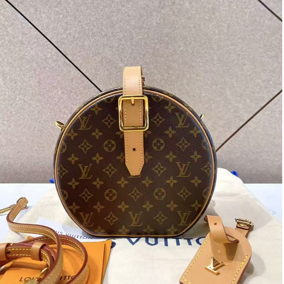 95新 LV 帝爵奢品LV老花硬圆饼