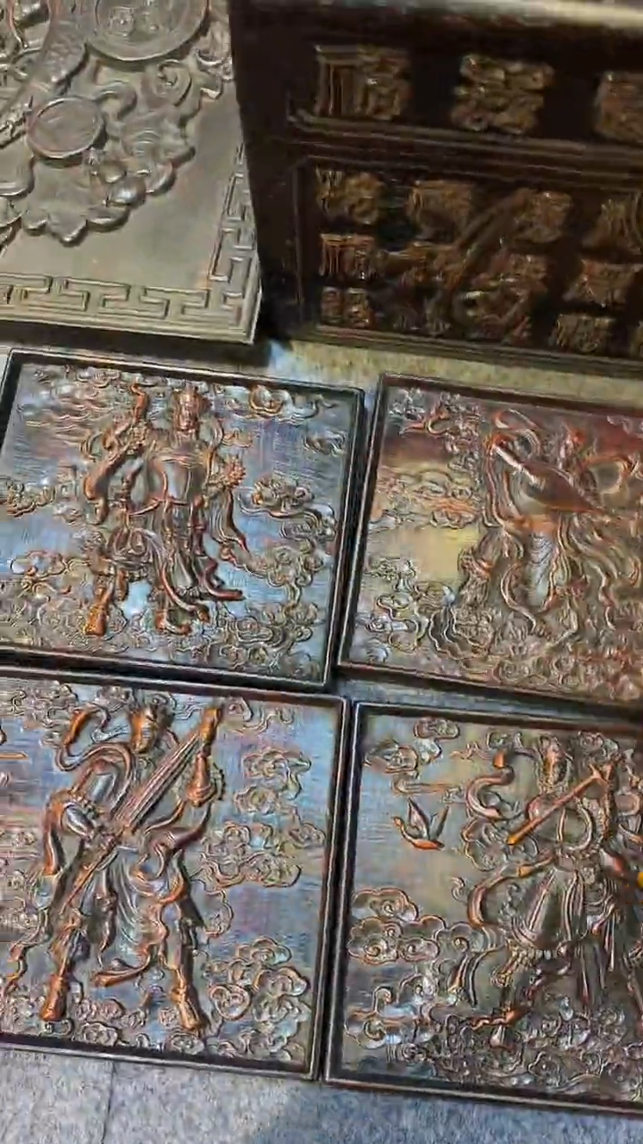 木紫檀雕刻一物一拍