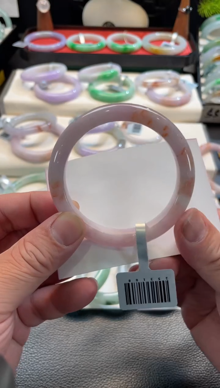 未镶嵌手镯翡翠129号 57正圈