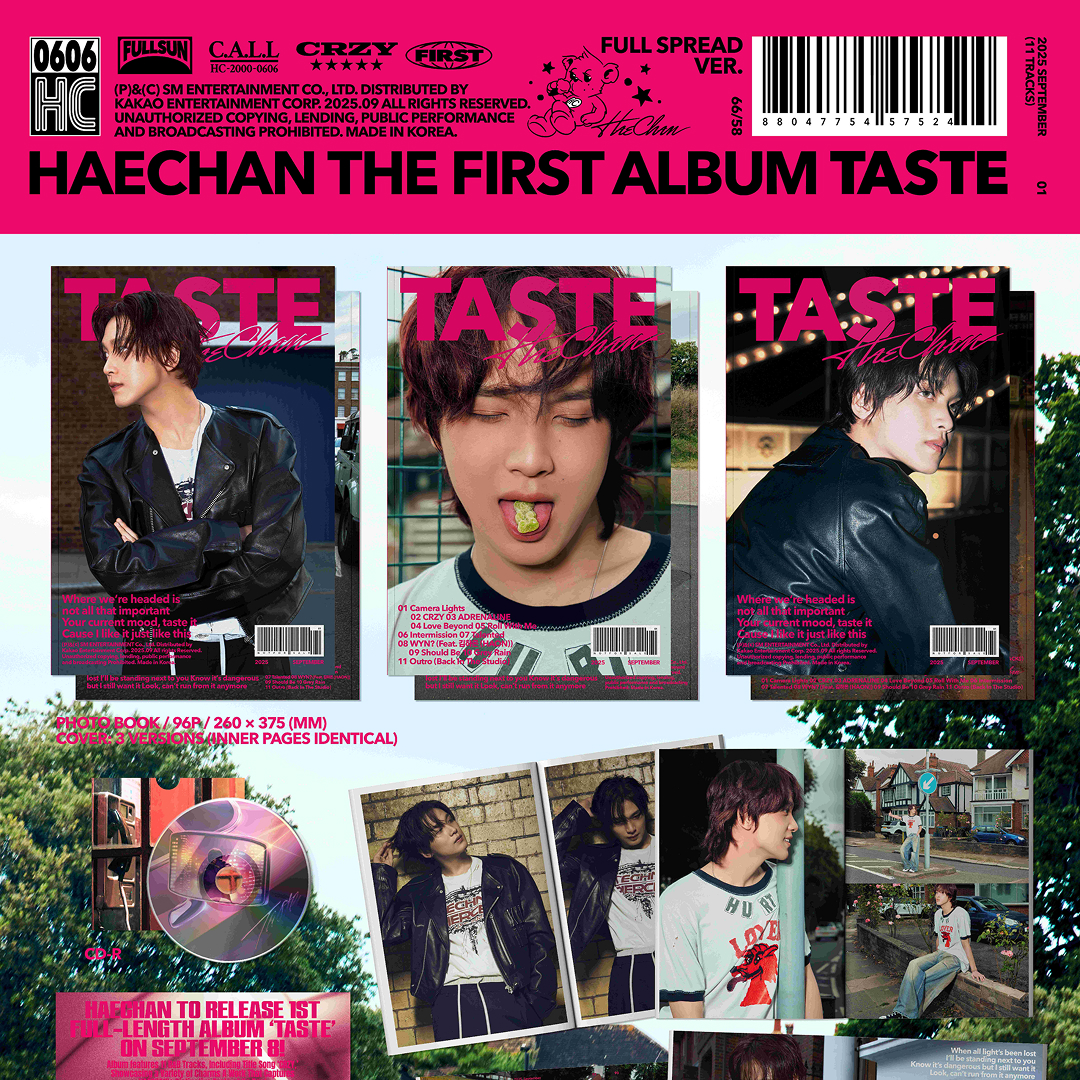 HAECHAN 楷灿solo 正规一 the first album专辑 CD 画册