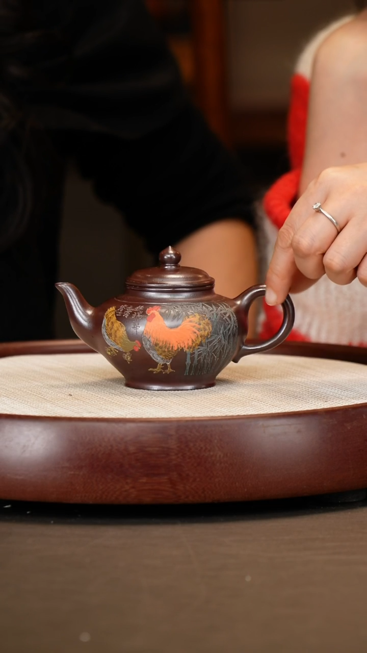 【闪购商品】紫砂茶壶【杨军保】金龙血笑樱