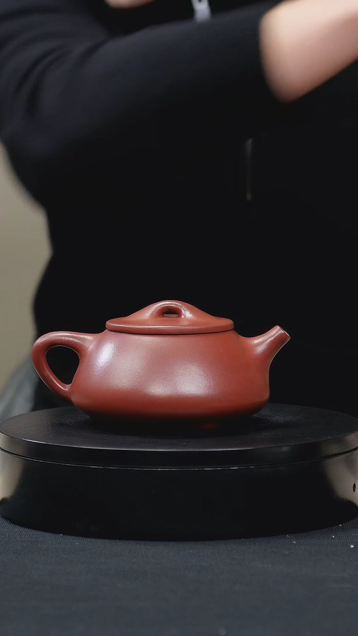 【闪购商品】紫砂茶壶015龙血砂石瓢手工紫砂壶
