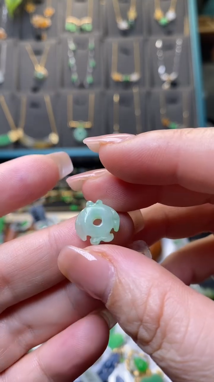 颈饰未镶嵌翡翠净货39993