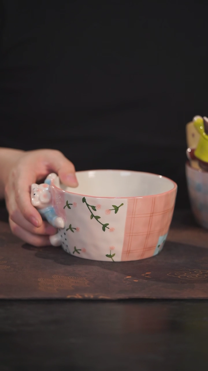 【闪购商品】杯如花手绘手作陶瓷@@121