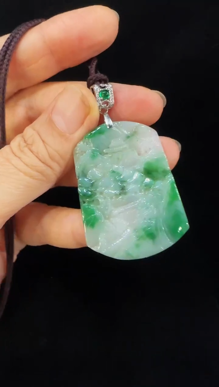 颈饰未镶嵌翡翠国风