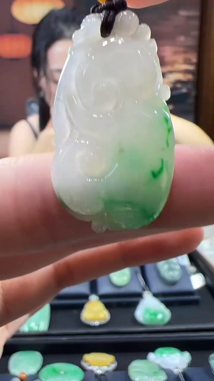 未镶嵌挂件翡翠如意包挂