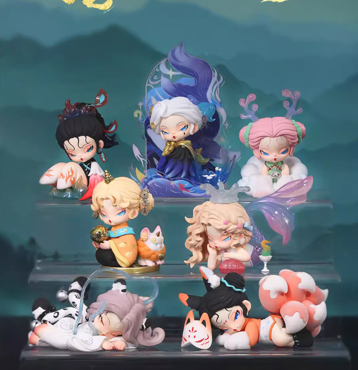 DODONAMI浮游山海末日乐园盲盒可爱女孩摆件潮玩公仔