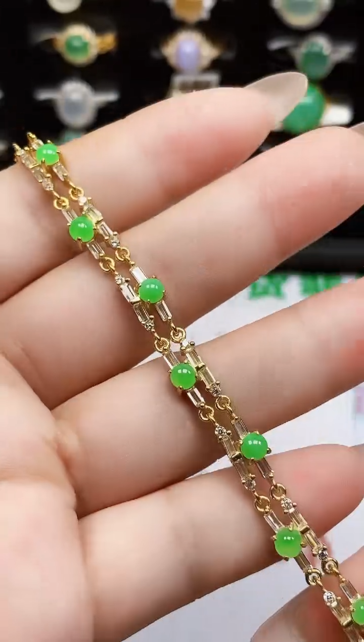 银S925镶嵌戒指翡翠1159