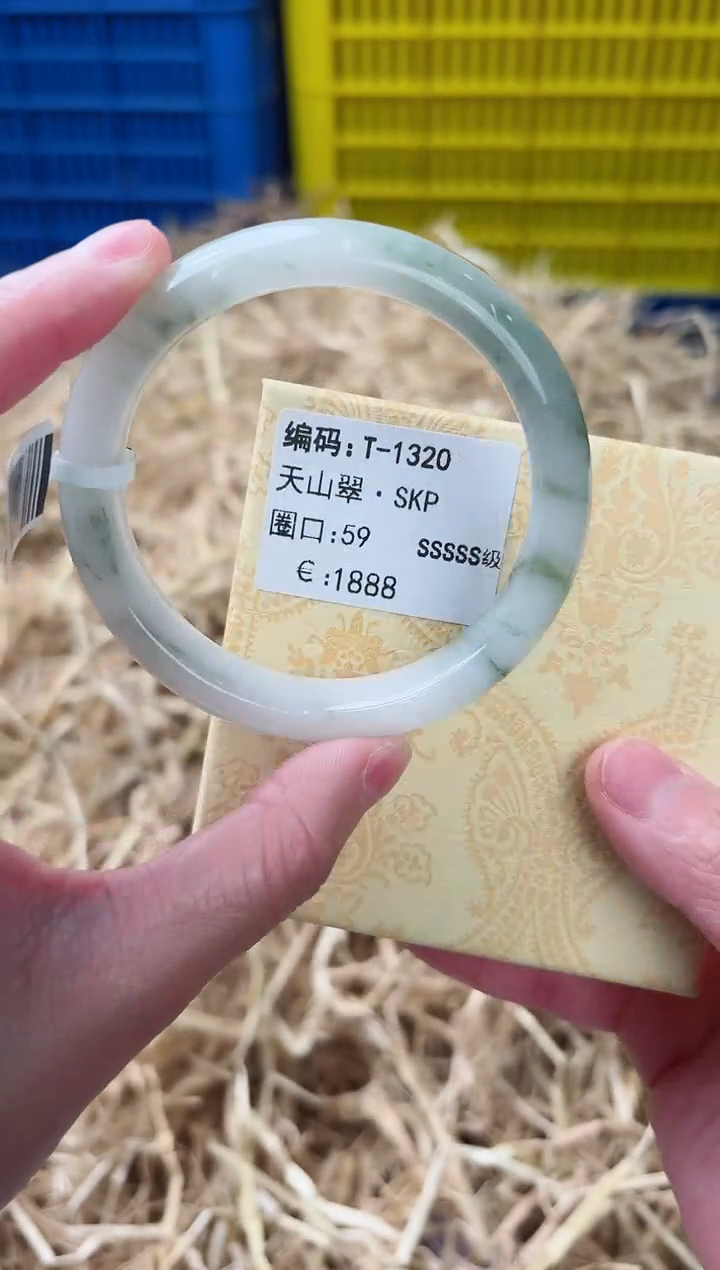 未镶嵌手镯石英质玉T-1320