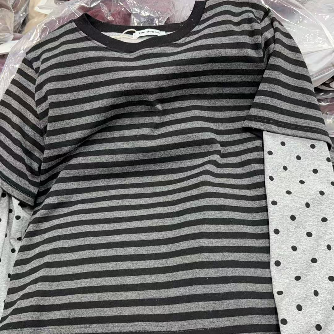 贝果假两件#秋冬款打底