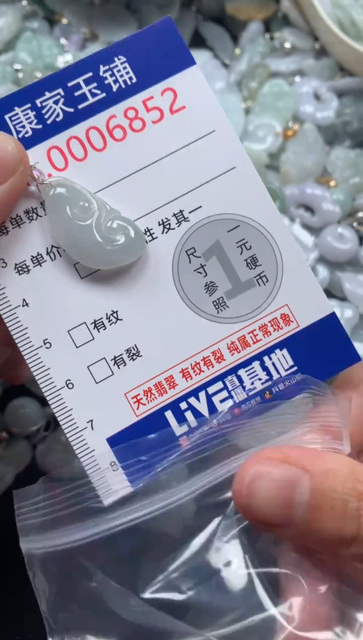 颈饰未镶嵌翡翠6852