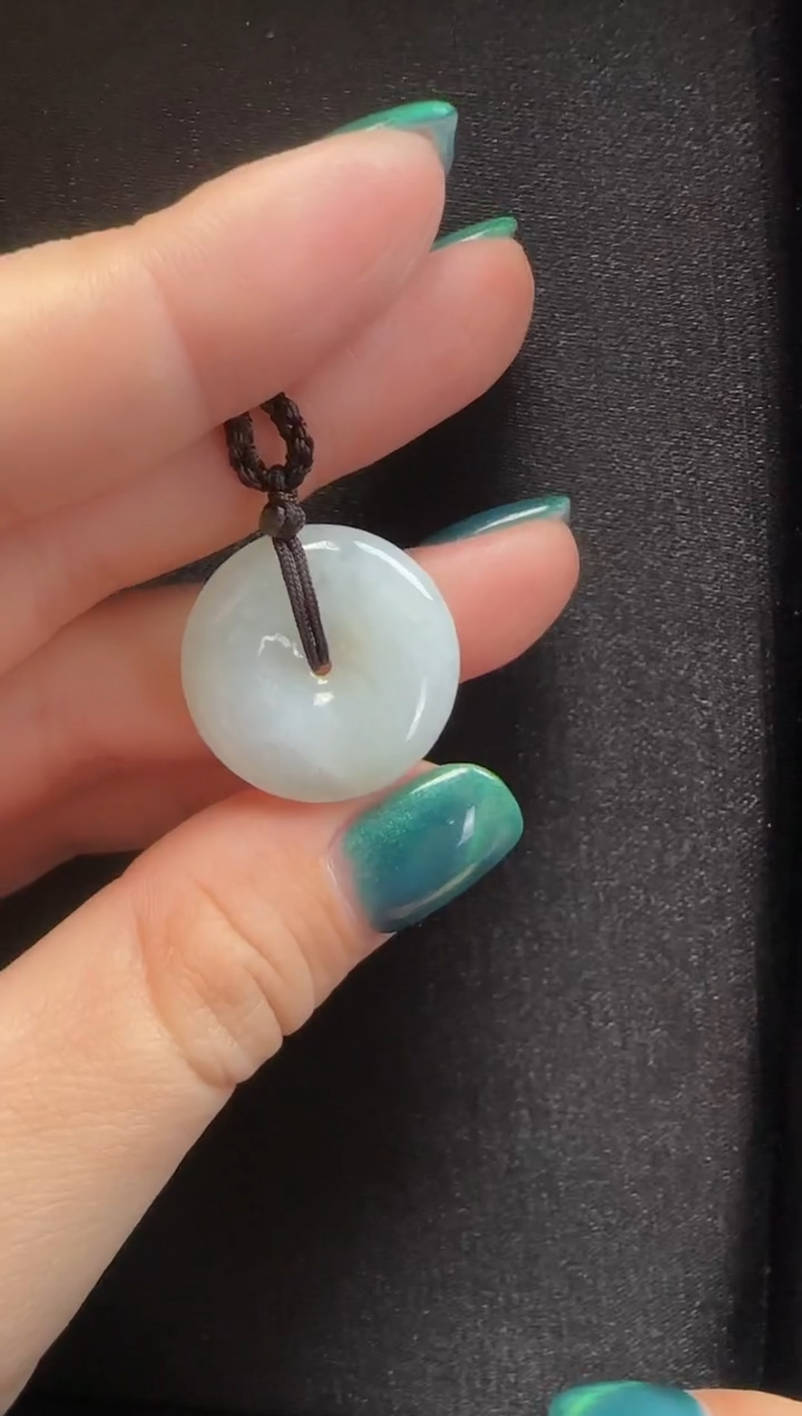 【闪购商品】翡翠颈饰未镶嵌917平安扣一个