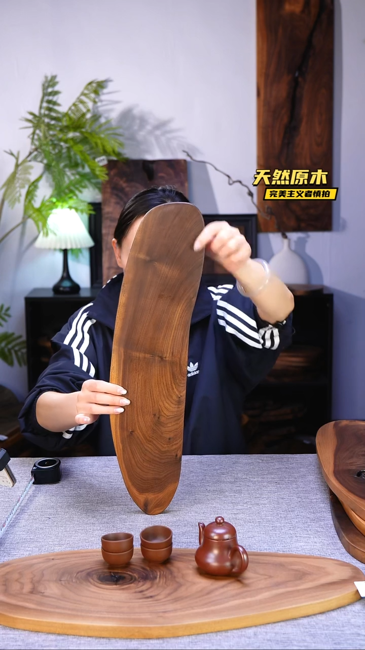 木北美黑胡桃原木.干裂疤结不属于商品质量问题完美主义者慎拍