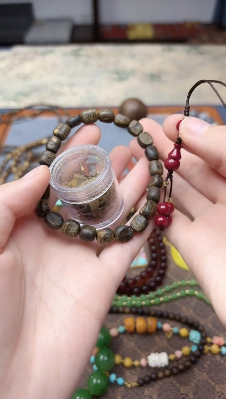 天然辰砂朱砂挂件DS