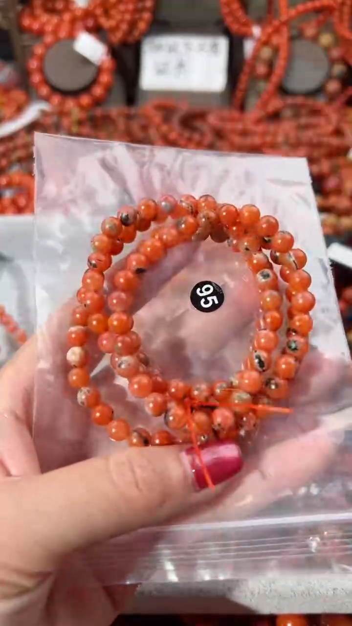 【闪购商品】南红玛瑙手串未镶嵌6+