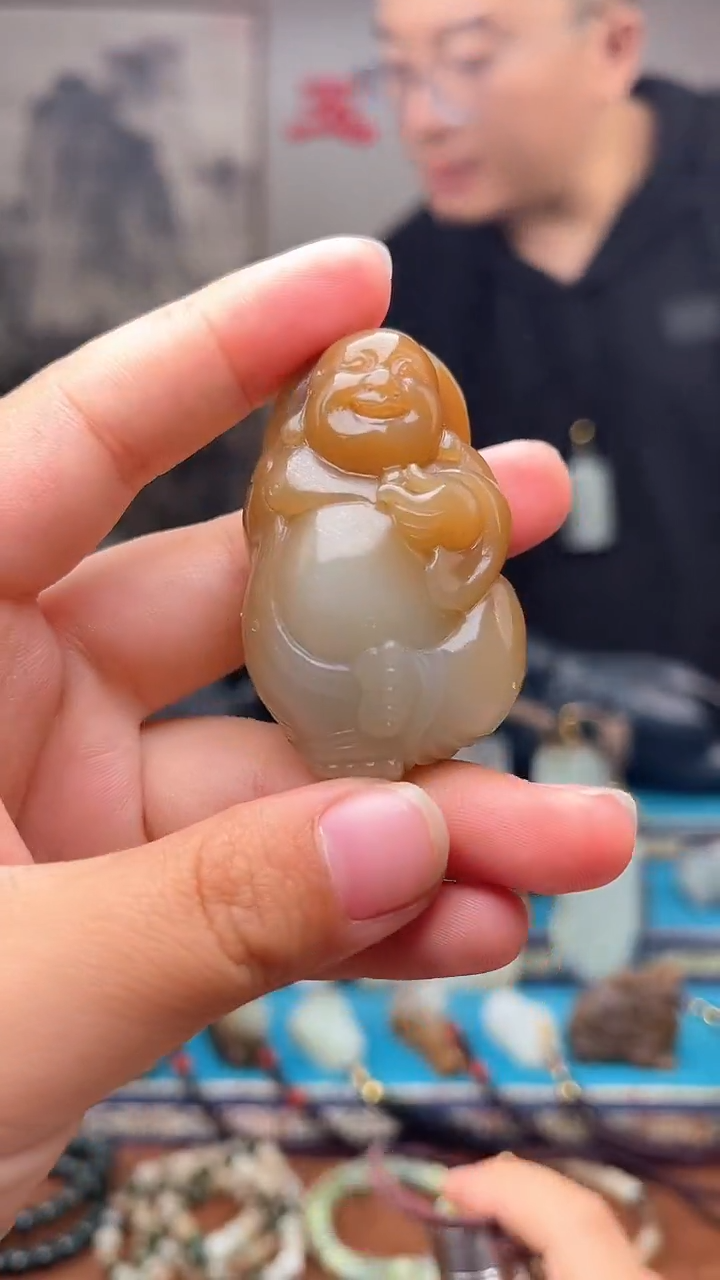 和田玉未镶嵌挂件1