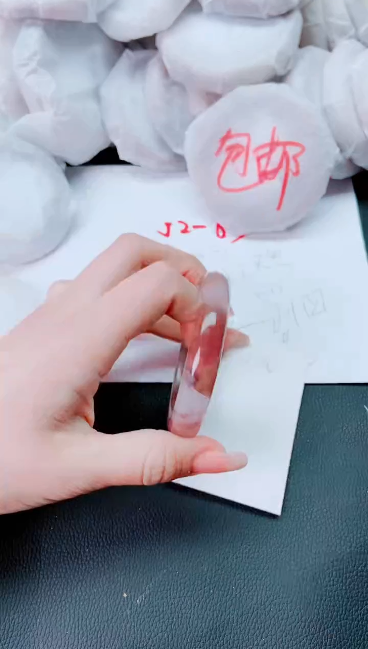 【闪购商品】石英质玉手镯未镶嵌J136-56-57