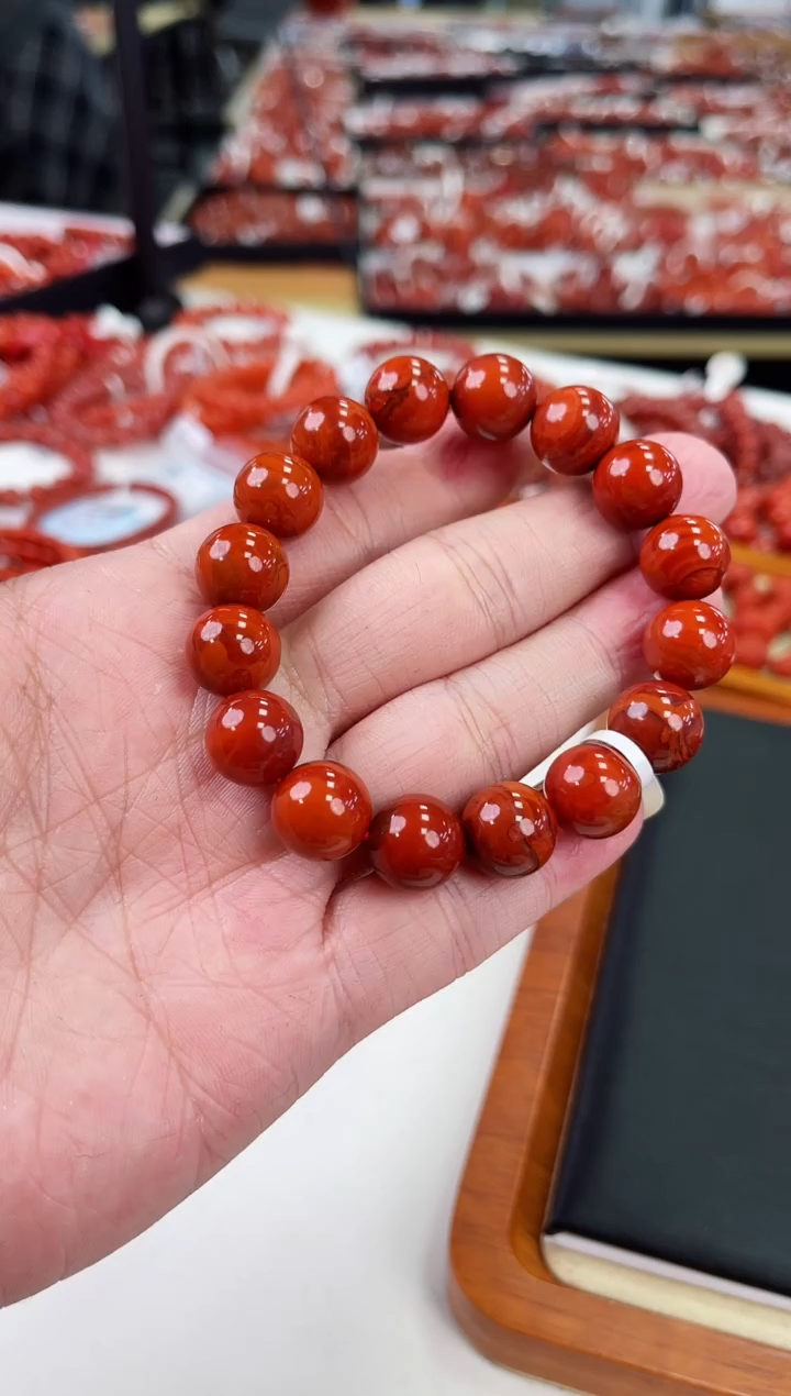【闪购商品】南红玛瑙瓦西手串12+未镶嵌一个/条