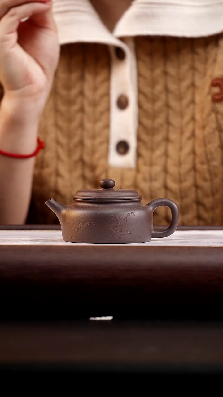 茶壶紫砂一厂特拼紫泥矮德钟