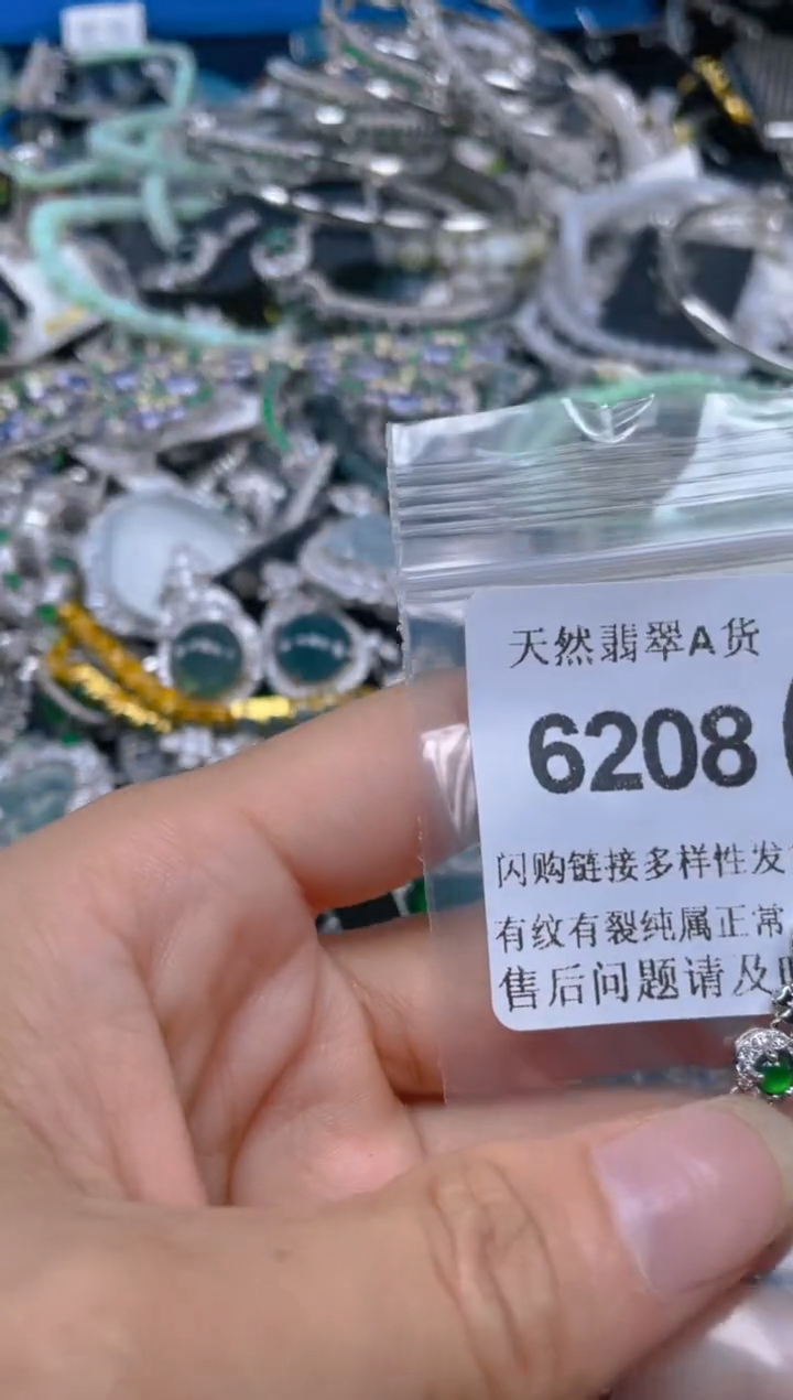 翡翠未镶嵌吊坠(不含链)6208