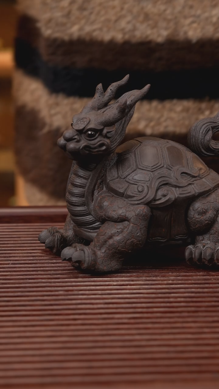 【闪购商品】紫砂茶宠精工龙龟