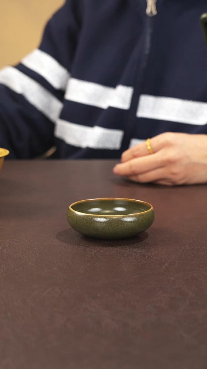 冬*瓜宣宝汝瓷原矿原釉手工作品