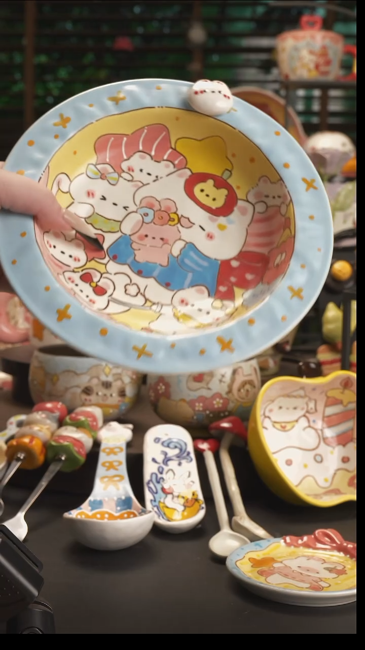 等*＊【原创设计】景德镇手绘陶瓷