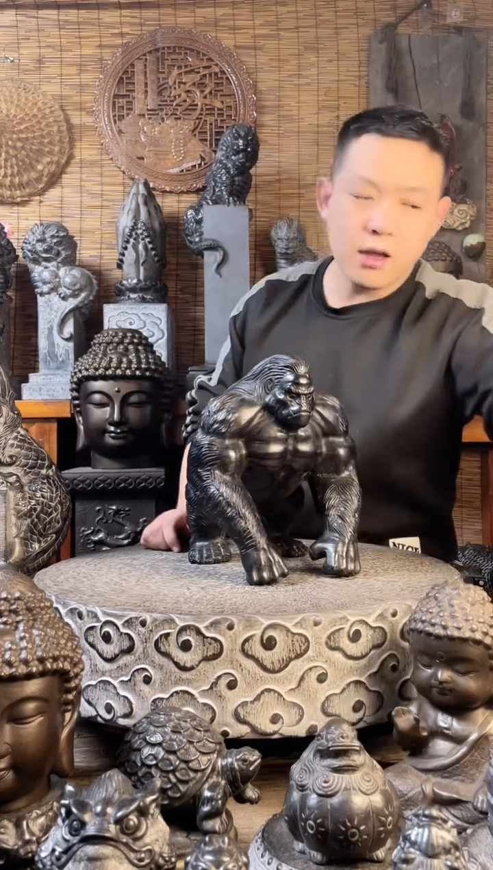 【闪购商品】30新款金刚天然青石雕刻