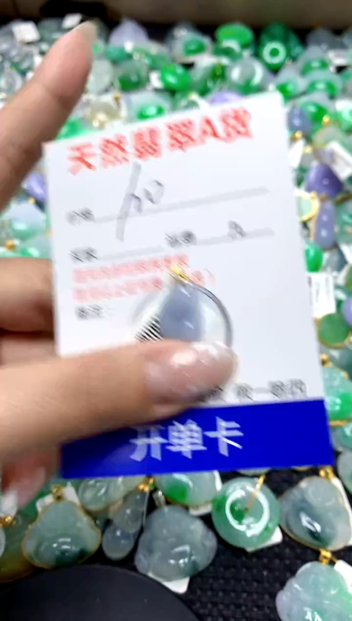 【闪购商品】翡翠颈饰18K金镶嵌1111111111111
