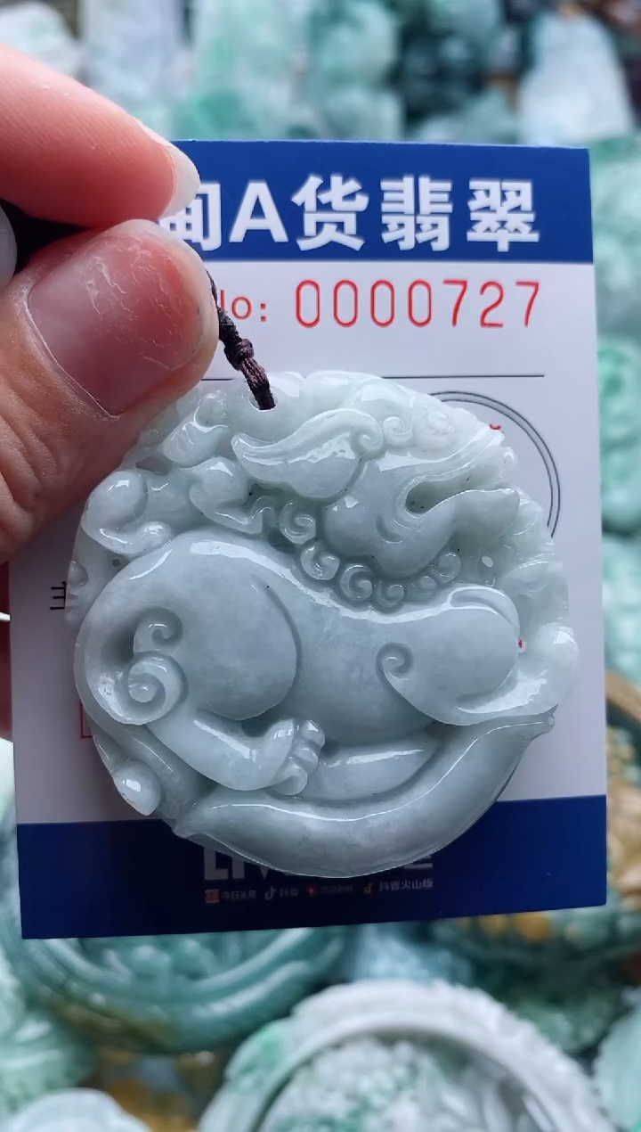 翡翠未镶嵌吊坠(不含链)1