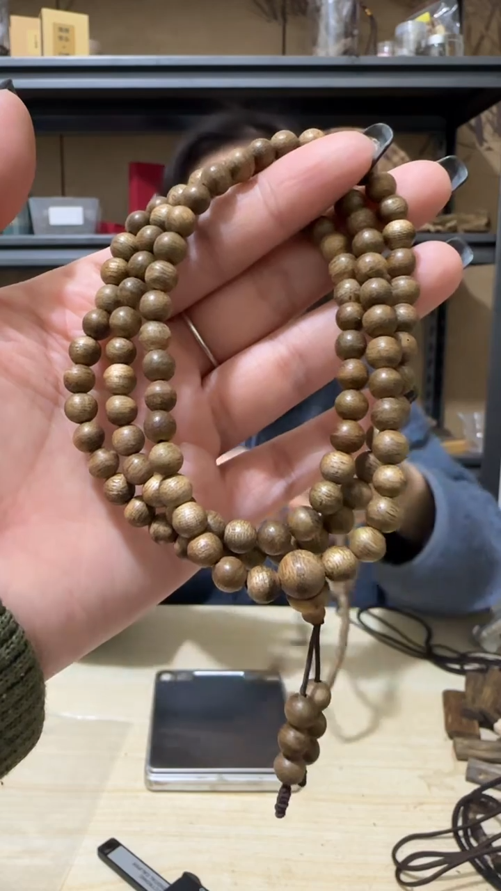【闪购商品】沉香手串7号马来西亚西马圆珠多圈多样性一条卡6