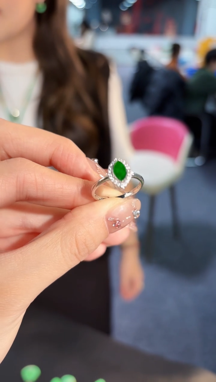 【闪购商品】翡翠戒指未镶嵌25缅料A货/支持复检/一件