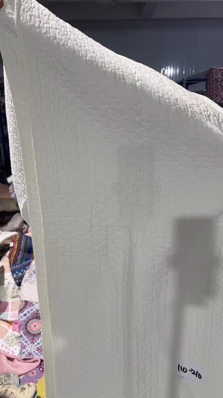 棉花溜*梅110*210全棉白色