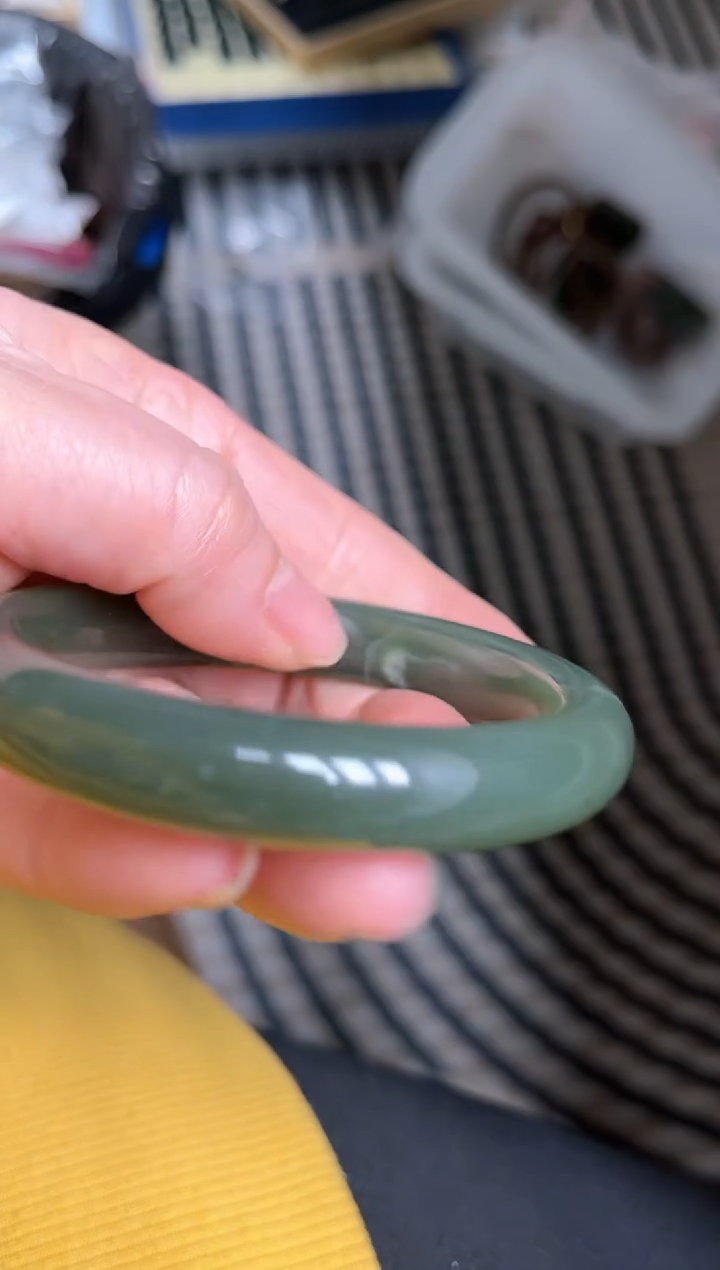 【闪购商品】和田玉手镯未镶嵌A-14和田玉手镯57圈口