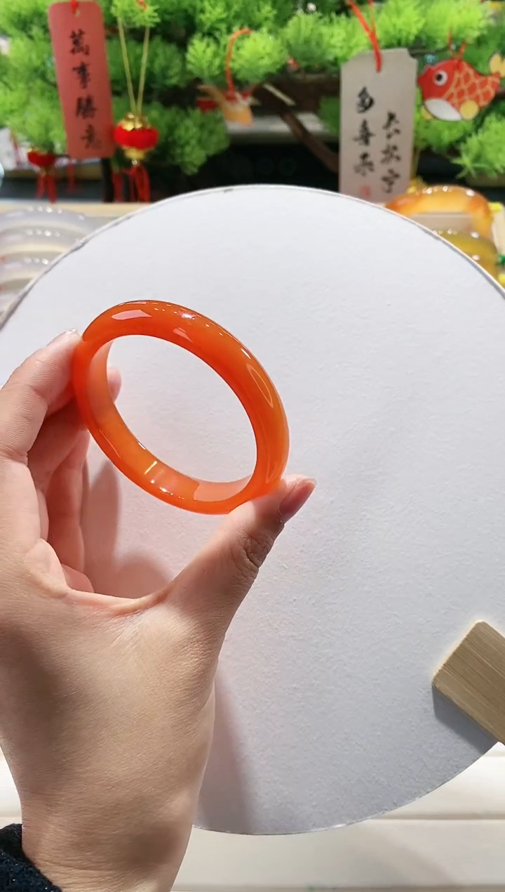 【闪购商品】玛瑙/玉髓手镯未镶嵌54-54.9