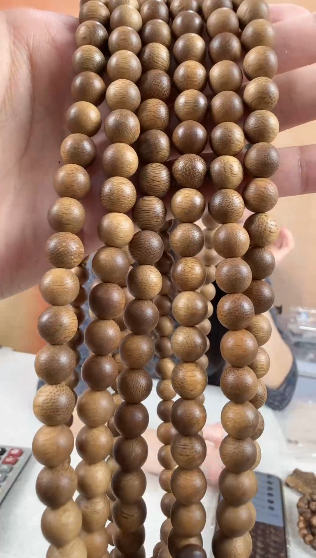 沉香沉香碎屑16沉香沉水浮圆珠多圈卡8多样性发其一