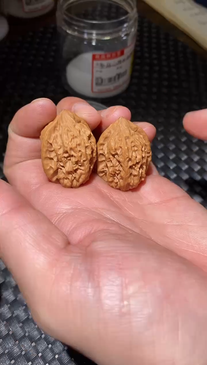 把件文玩核桃全品山西长治野鸡王通尺+全品麒麟纹官帽尺寸随机