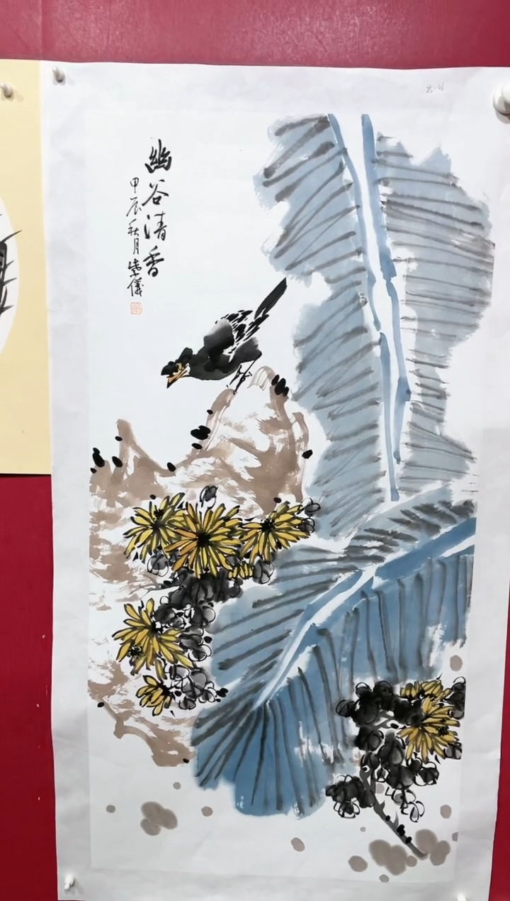 【闪购商品】绘画18林紫仪绘画作品100*50